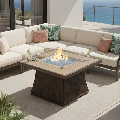 Elio 42" Outdoor Fire Pit Table for Patio