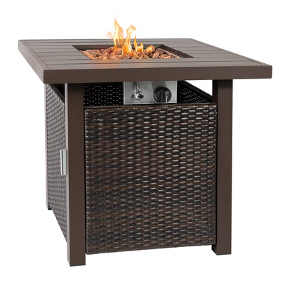 Lark 28" Outdoor Fire Pit Side Table for Patio