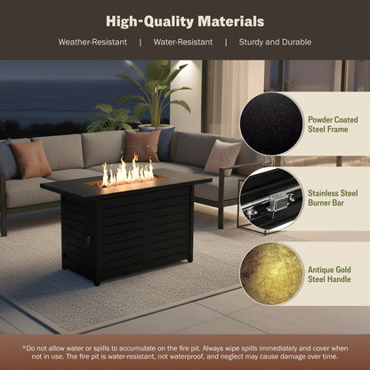 Ore 42" Outdoor Fire Pit Table for Patio