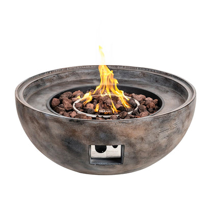 Stonebridge 31-Inch Concrete Fire Pit Bowl