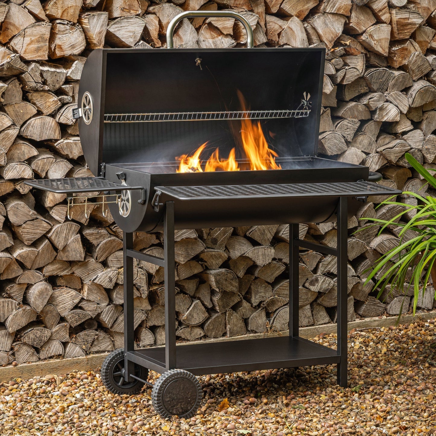 Fire Mountain Bromo Barrel Charcoal BBQ