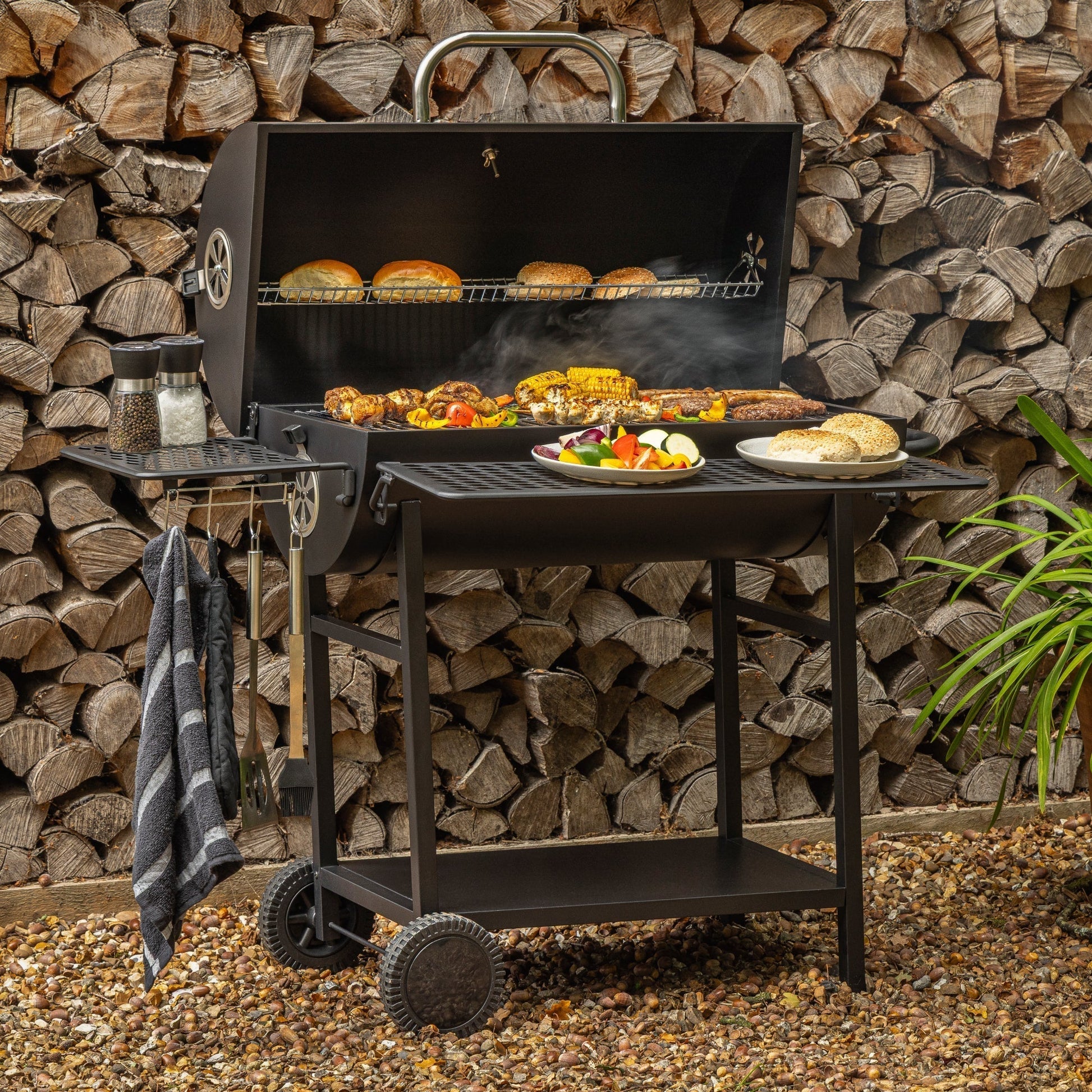 Fire Mountain Bromo Barrel Charcoal BBQ