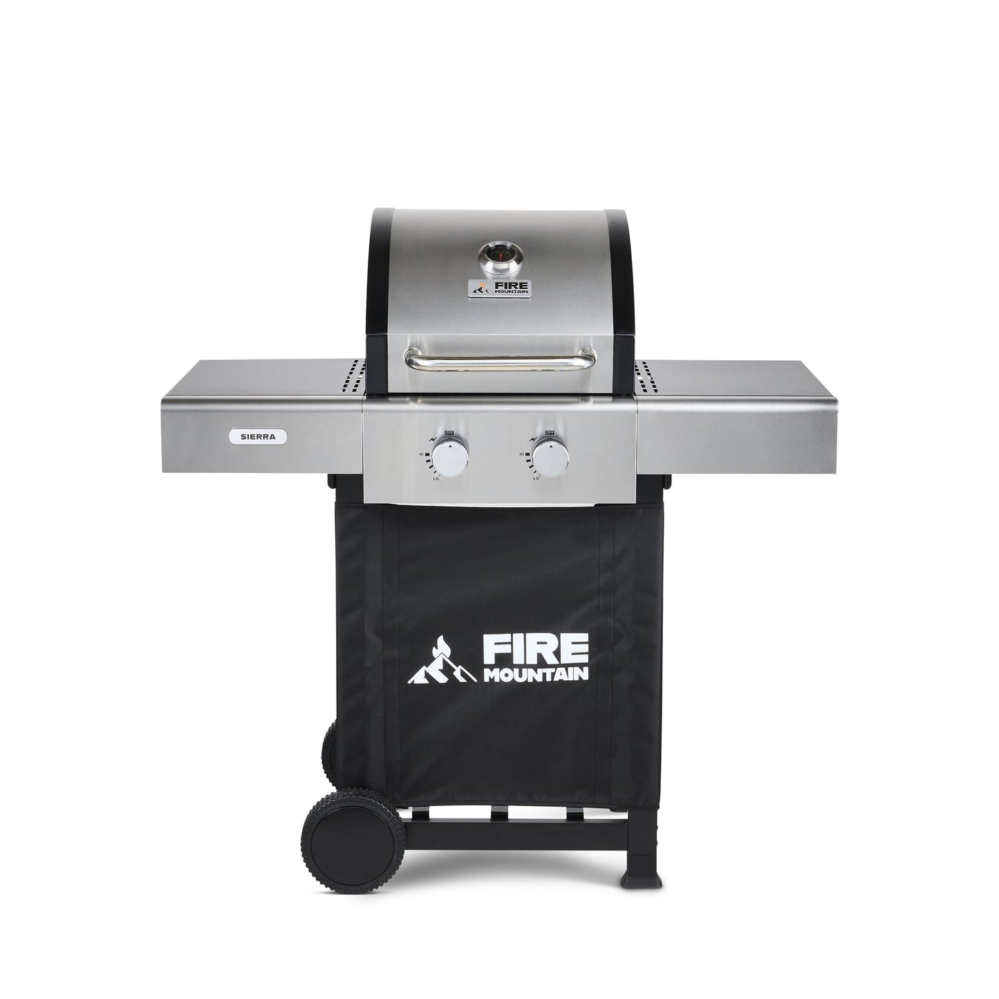 Fire Mountain Sierra 2 Burner Stainless Steel Gas BBQ