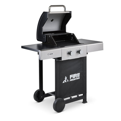Fire Mountain Sierra 2 Burner Stainless Steel Gas BBQ
