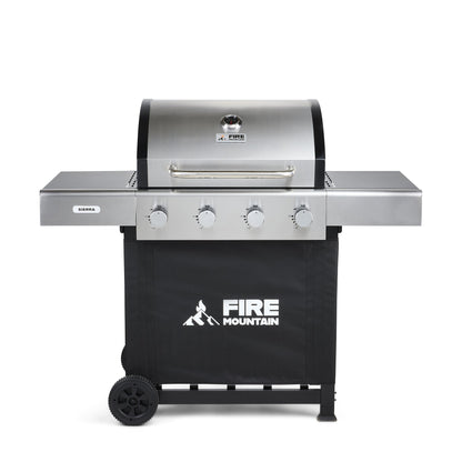 Fire Mountain Sierra 4 Burner Stainless Steel Gas BBQ