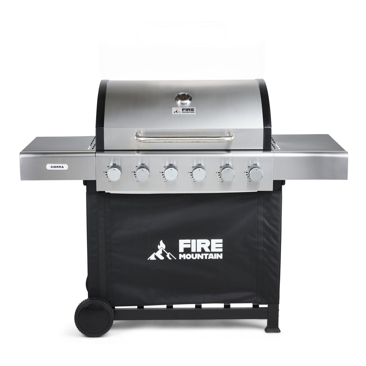Fire Mountain Sierra 6 Burner Stainless Steel Gas BBQ