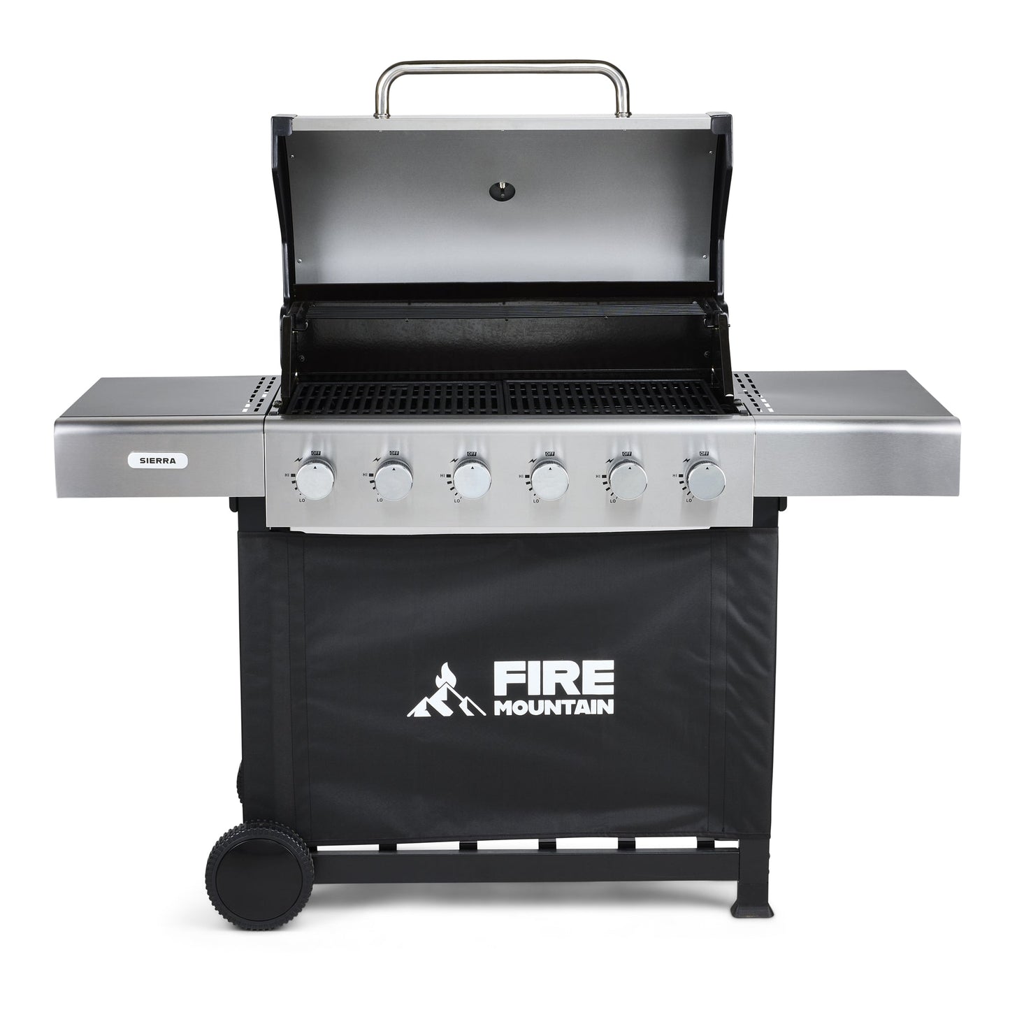 Fire Mountain Sierra 6 Burner Stainless Steel Gas BBQ