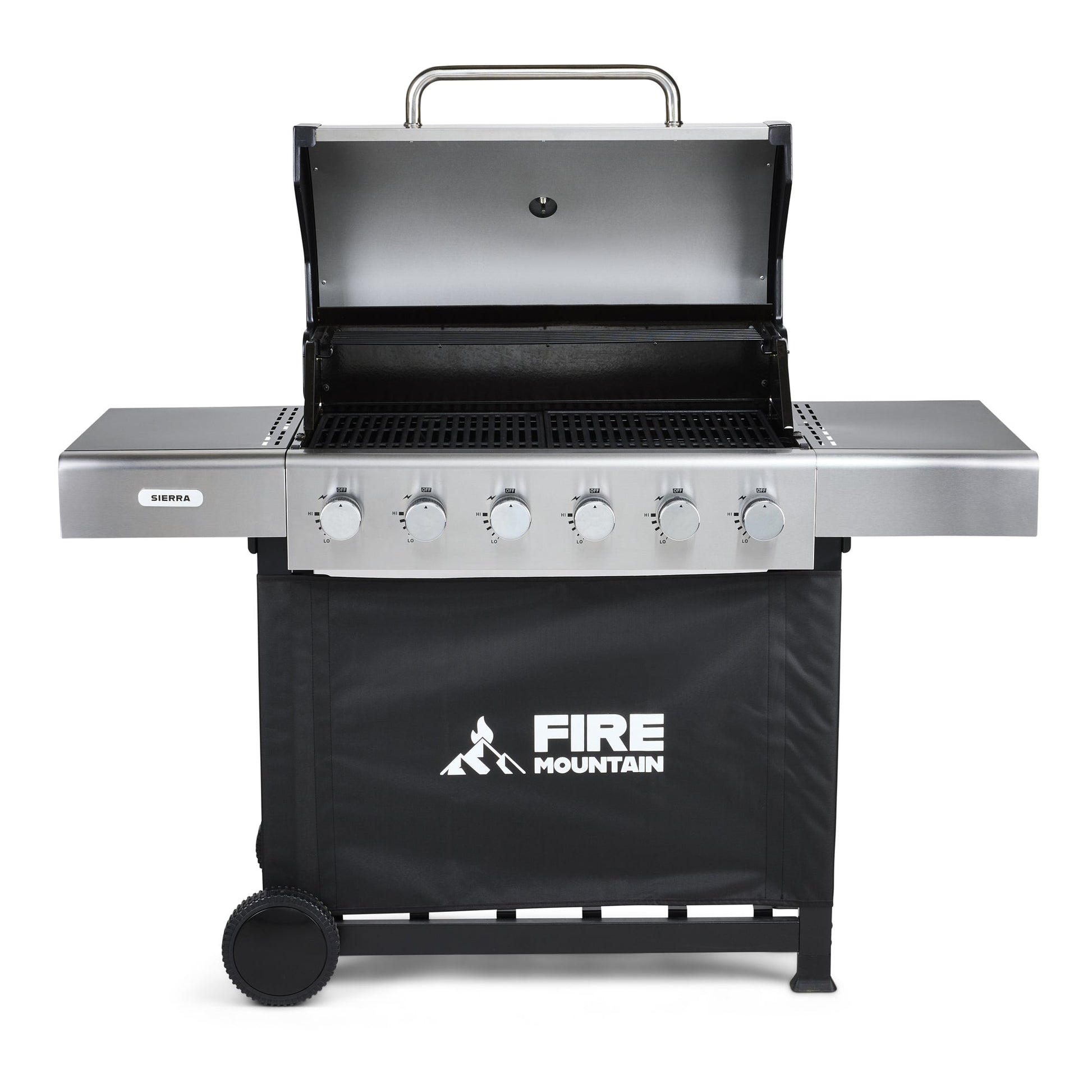 Fire Mountain Sierra 6 Burner Stainless Steel Gas BBQ