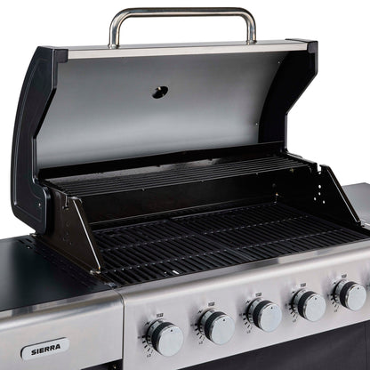 Fire Mountain Sierra 6 Burner Stainless Steel Gas BBQ