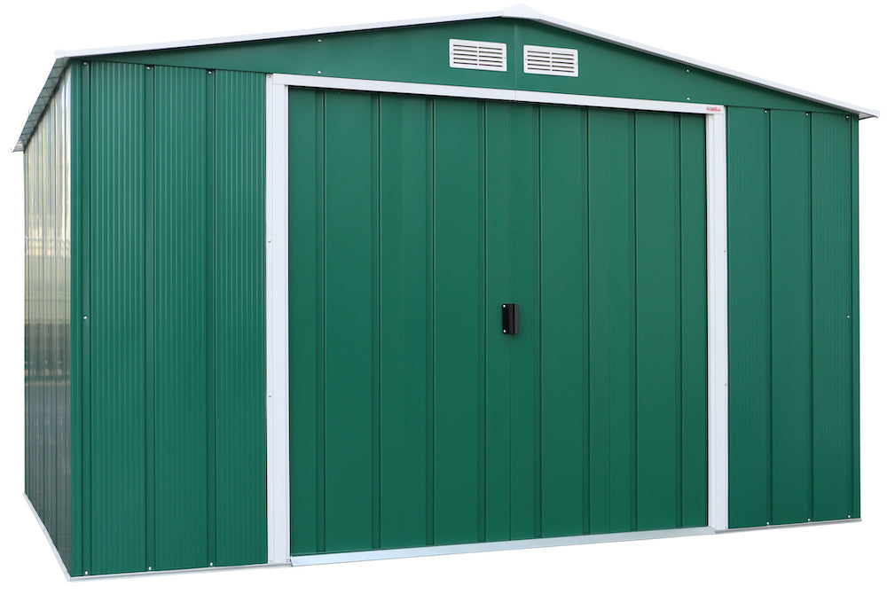 Duramax ECO 3.12 x 2.34 m Metal Shed - Green