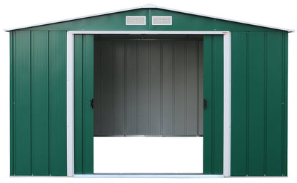 Duramax ECO 3.12 x 2.34 m Metal Shed - Green