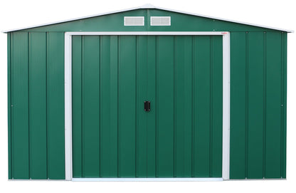 Duramax ECO 3.12 x 2.34 m Metal Shed - Green