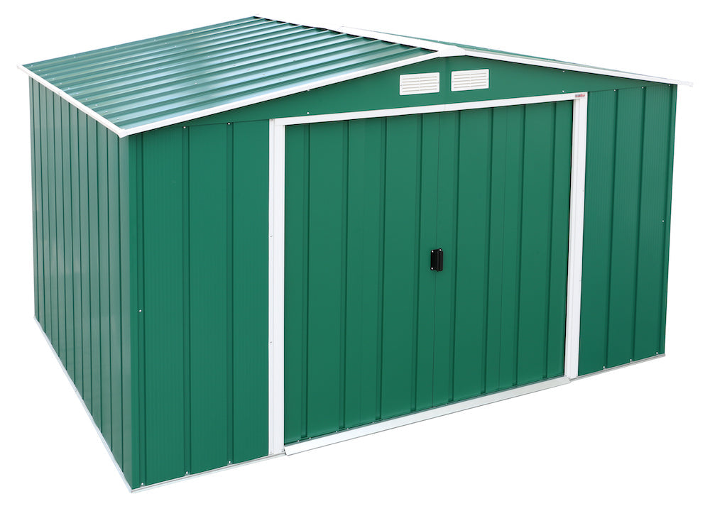 Duramax ECO 3.12 x 2.34 m Metal Shed - Green