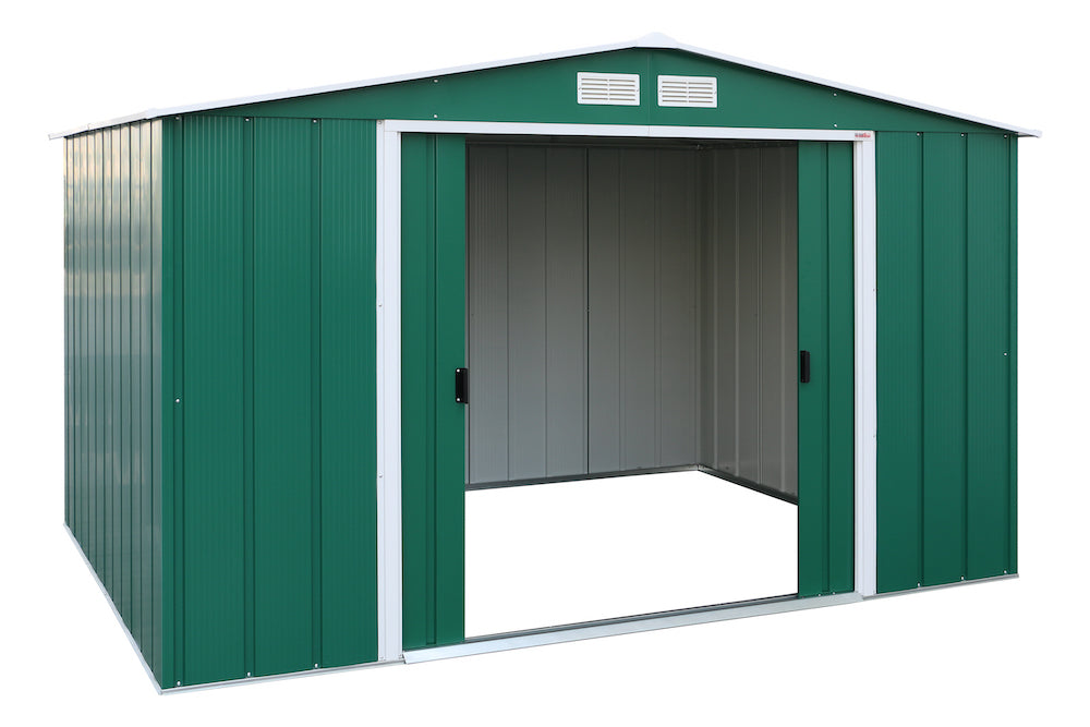Duramax ECO 3.12 x 2.34 m Metal Shed - Green