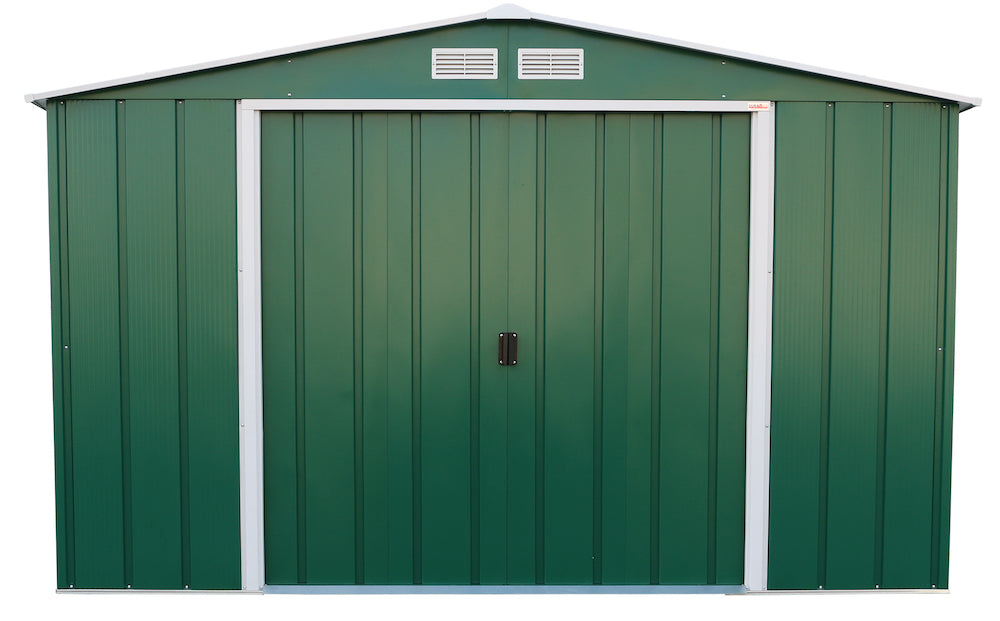 Duramax ECO 3.12 x 3.54 m Metal Shed - Green