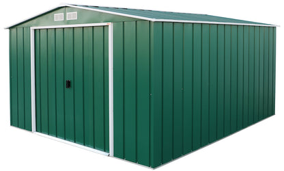 Duramax ECO 3.12 x 3.54 m Metal Shed - Green
