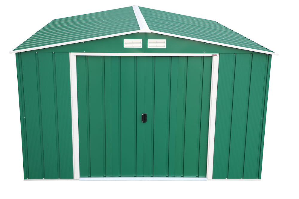 Duramax ECO 3.12 x 3.54 m Metal Shed - Green