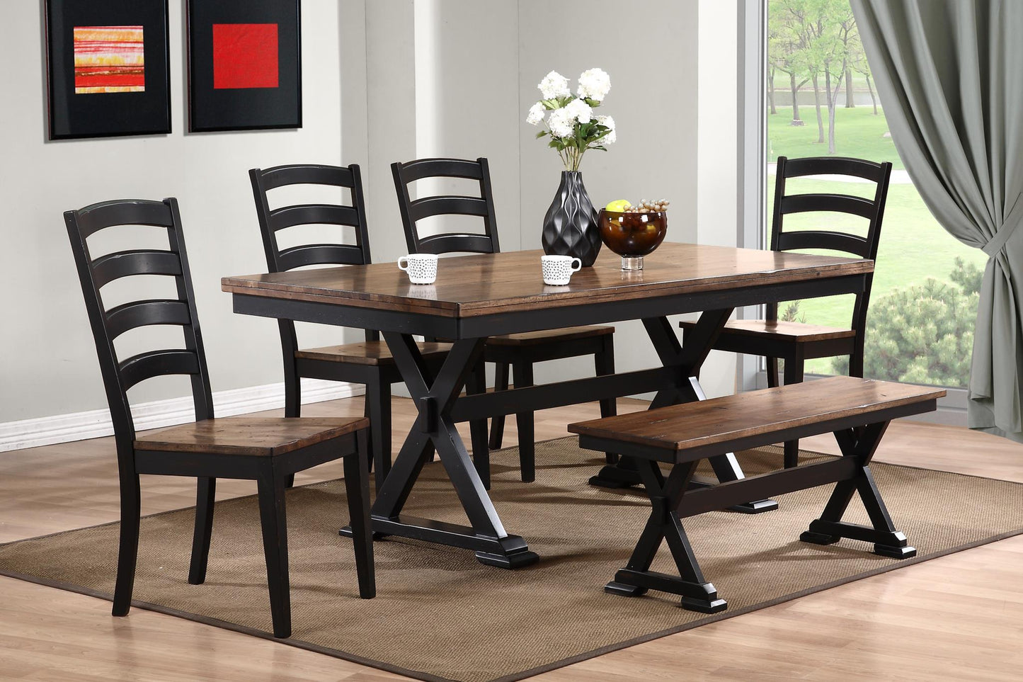 Conbridge 6-Pieces Indoor Dining Furniture Set