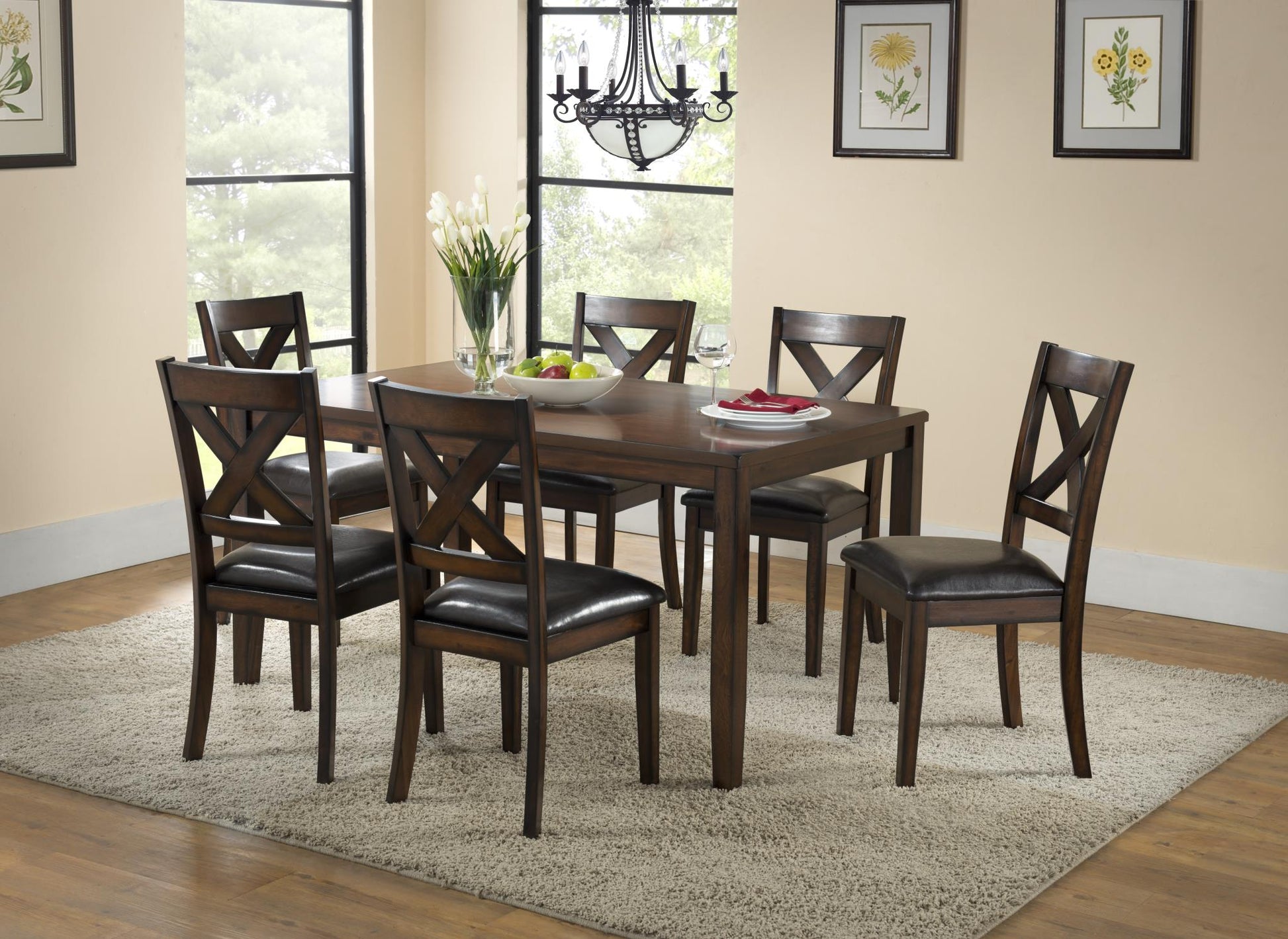 Monterey 7-Pieces Indoor Dining Set