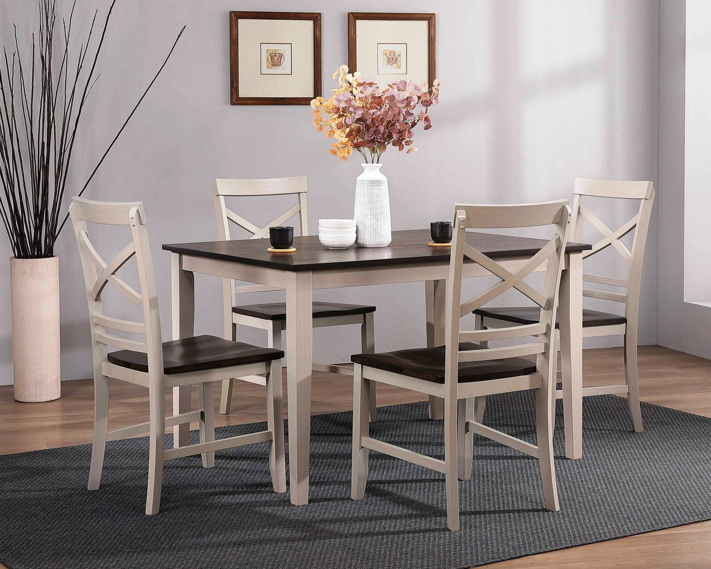 Taheo Series 5-Pieces Indoor Dining Set
