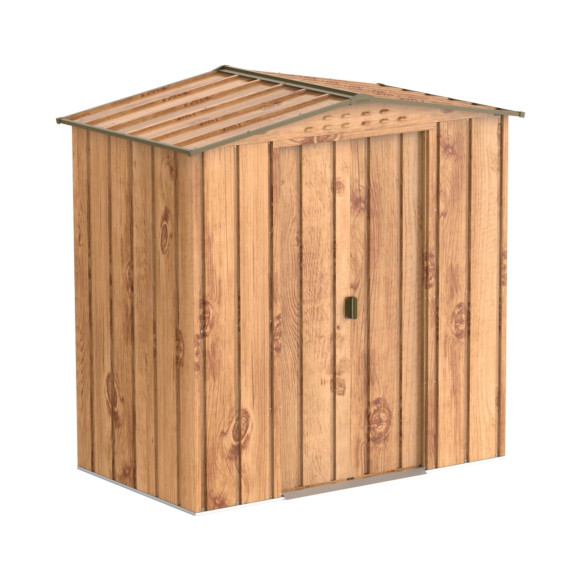 Duramax TOP 1.92 x 1.13 m Metal Shed - Woodgrain