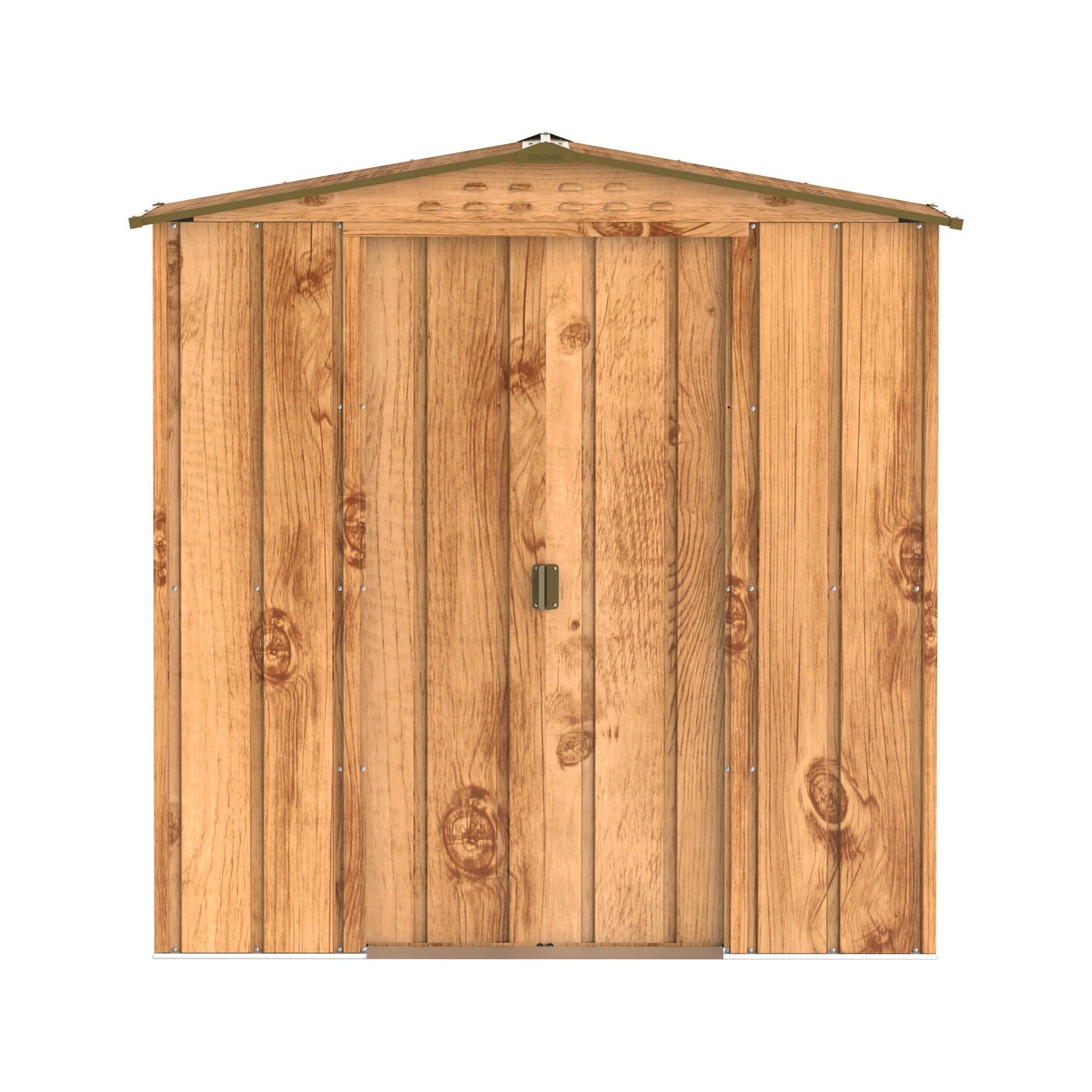 Duramax TOP 1.92 x 1.13 m Metal Shed - Woodgrain