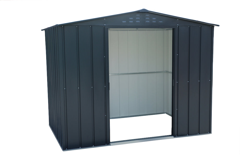 Duramax TOP 2.52 x 1.74 m Metal Shed - Anthracite