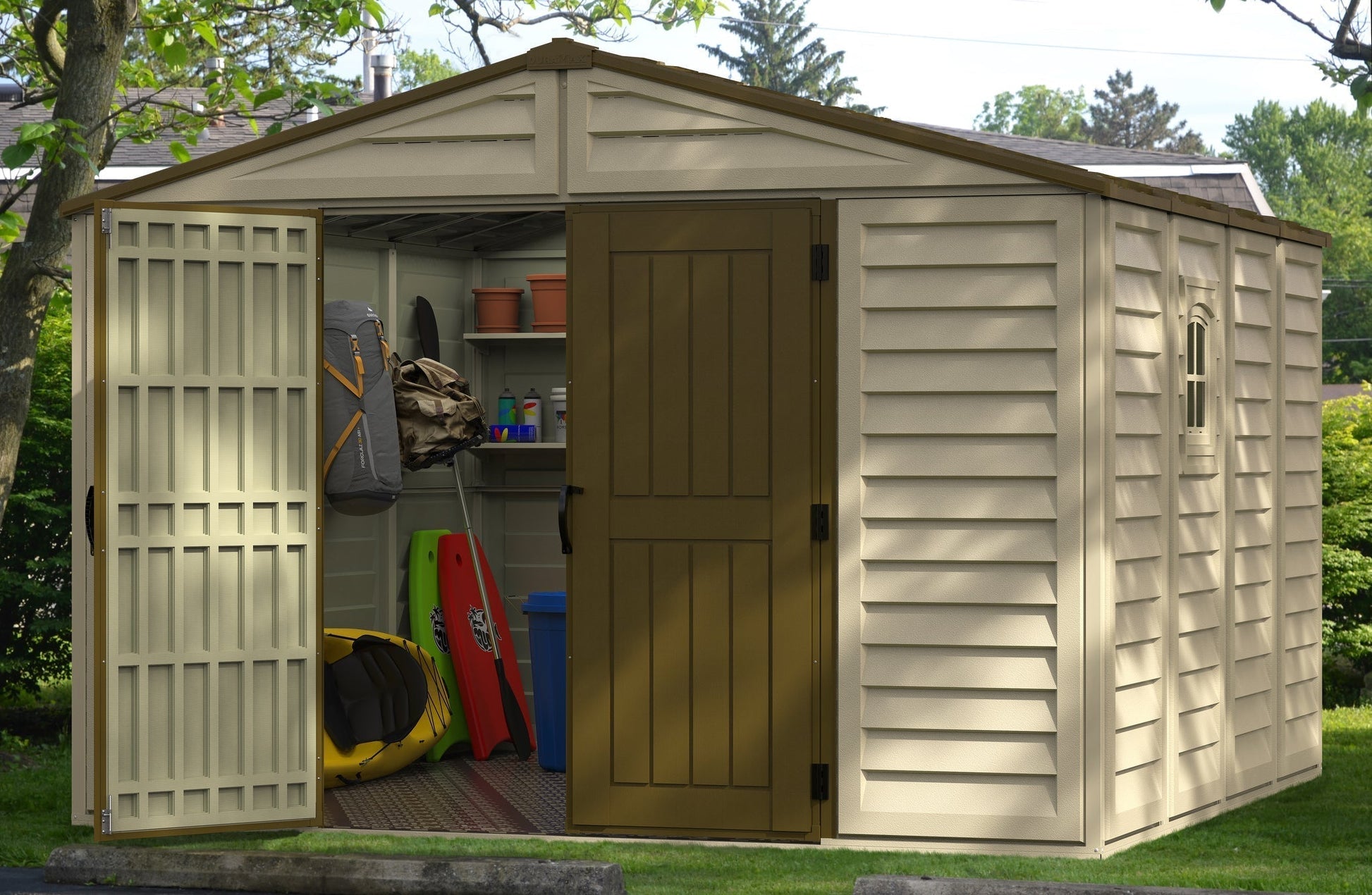 Duramax WoodBridge Plus 3.19 x 3.19 m Plastic Shed