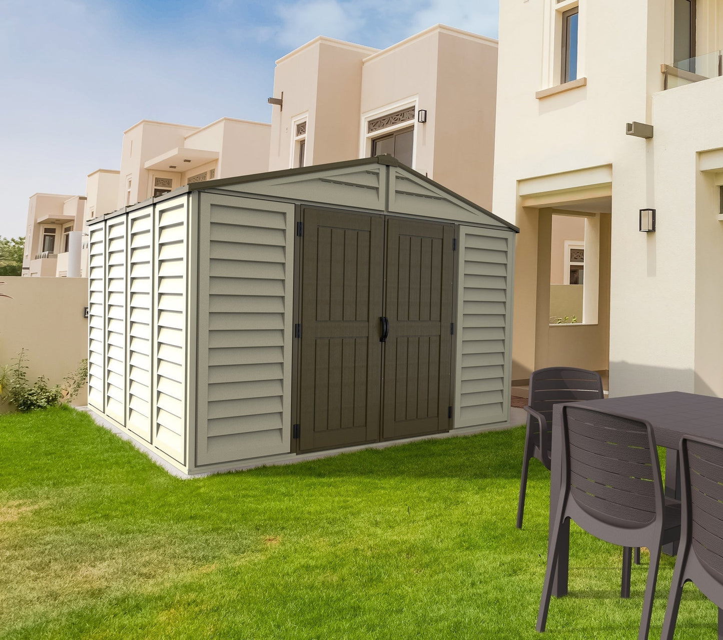Duramax WoodBridge Plus 3.19 x 3.19 m Plastic Shed