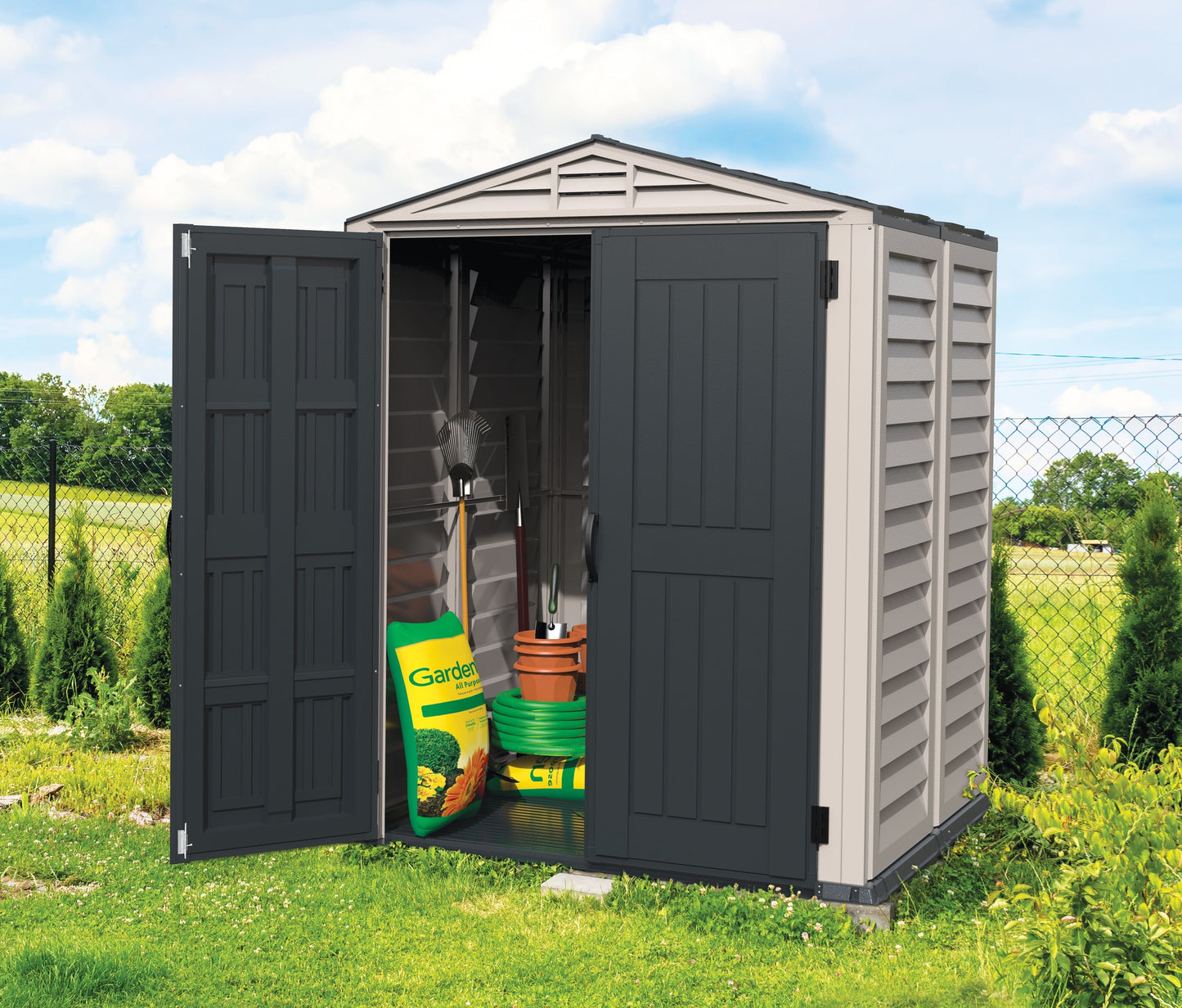 Duramax YardMate PLUS 1.71 x 1.71 m Plastic Shed