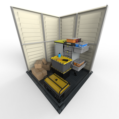 Duramax YardMate PLUS 1.71 x 1.71 m Plastic Shed