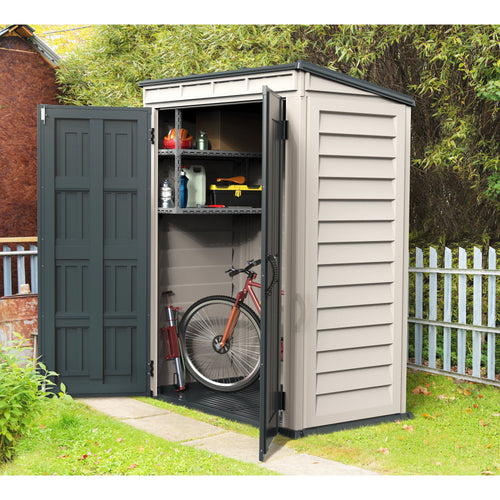 Duramax YardMate PLUS Pent Roof 1.71 x 0.92 m Plastic Shed