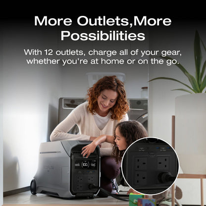 ECOFLOW Refurbished DELTA Pro 3 Portable Power Station 4096Wh LFP Solar Battery