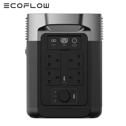 ECOFLOW DELTA 2 LiFePO4 Power Station 2400W Max with 220W Portable Solar Panel