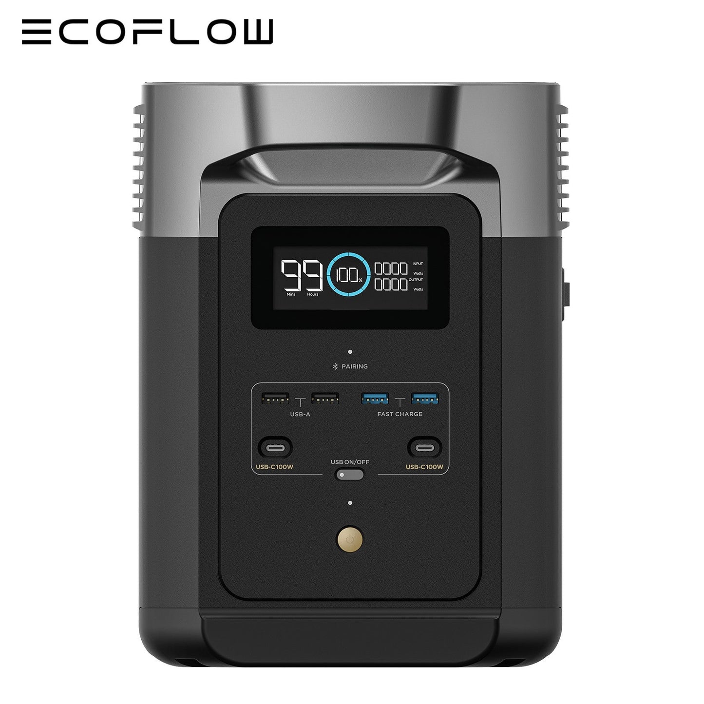 ECOFLOW DELTA 2 Portable LFP Power Station 1024Wh X-boost 2400W Solar Generator