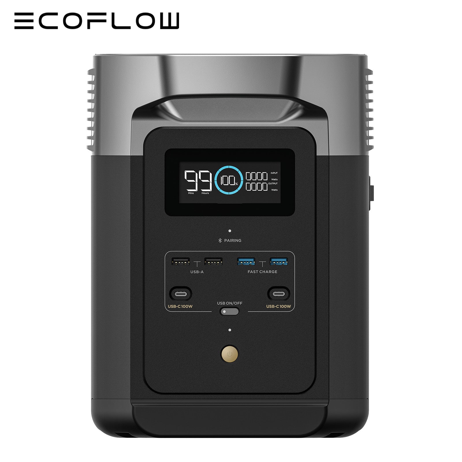 ECOFLOW DELTA 2 Portable LFP Power Station 1024Wh X-boost 2400W Solar Generator