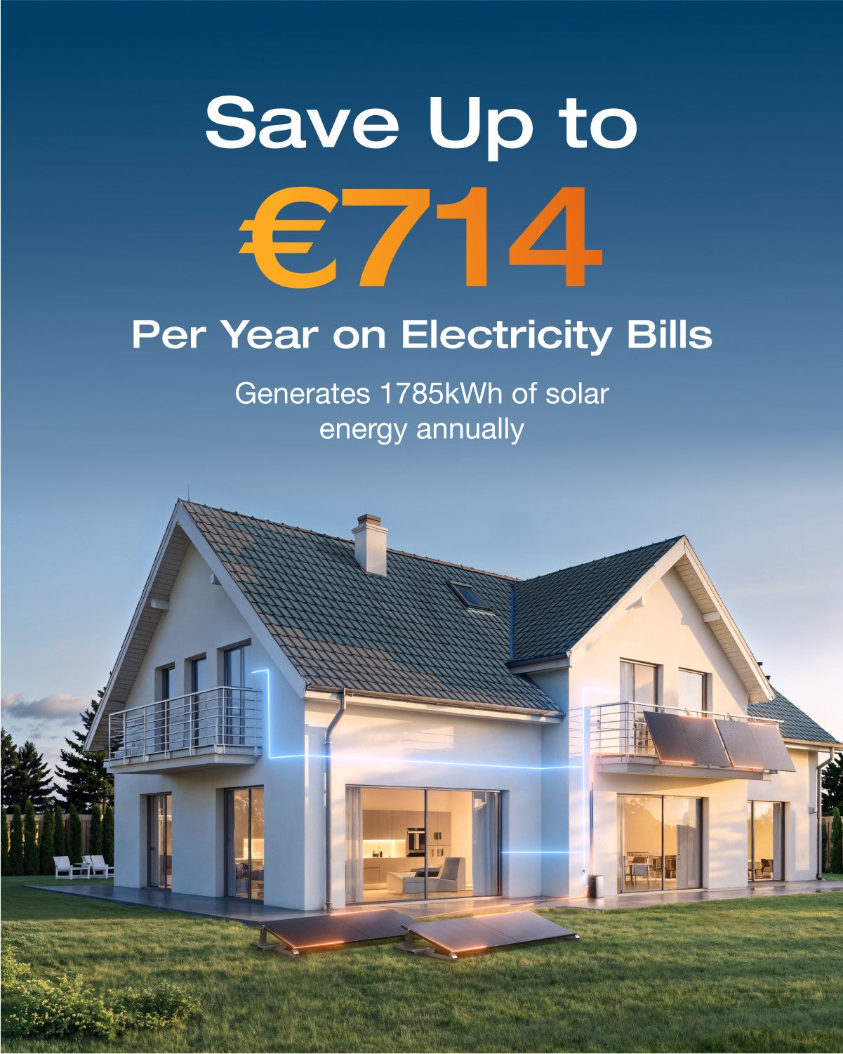 EcoFlow Refurbished STREAM Max 1000W Balcony Power Plant 1920Wh Solar battery