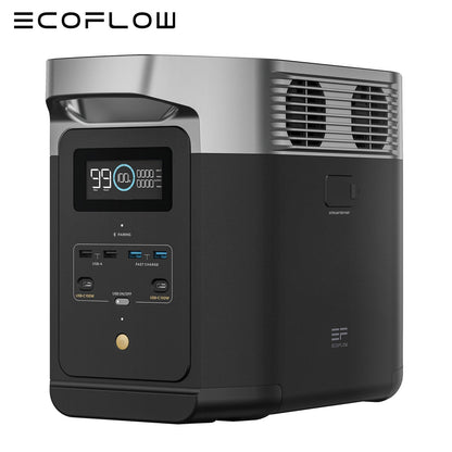 ECOFLOW DELTA 2 Portable LFP Power Station 1024Wh X-boost 2400W Solar Generator