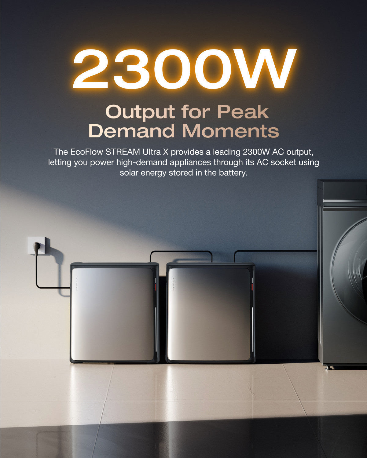 EcoFlow STREAM Ultra X Balcony Power Plant 2000W PV Input 3840Wh Solar Battery